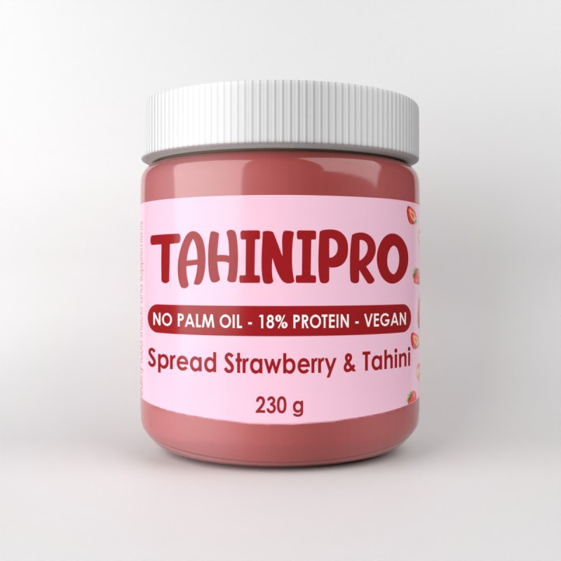 NUTRIYUMMY TAHINIPRO SPREAD TAHINI & STRAWBERRY 230G